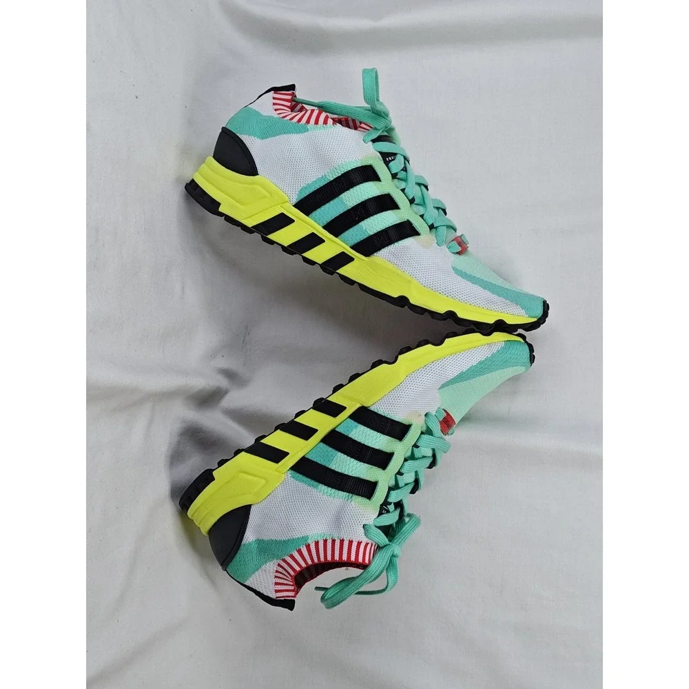 adidas EQT Support RF Primeknit Frozen Green Running Shoes Sneakers Mens Size 10